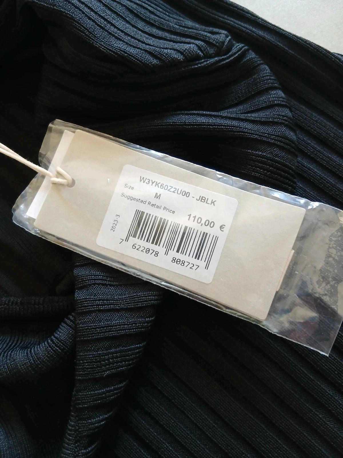 GUESS Black Ribbed Dress - Brand New with Tag – photo 8